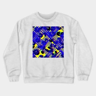 Geometric Animal Print Background Seamless Crewneck Sweatshirt
